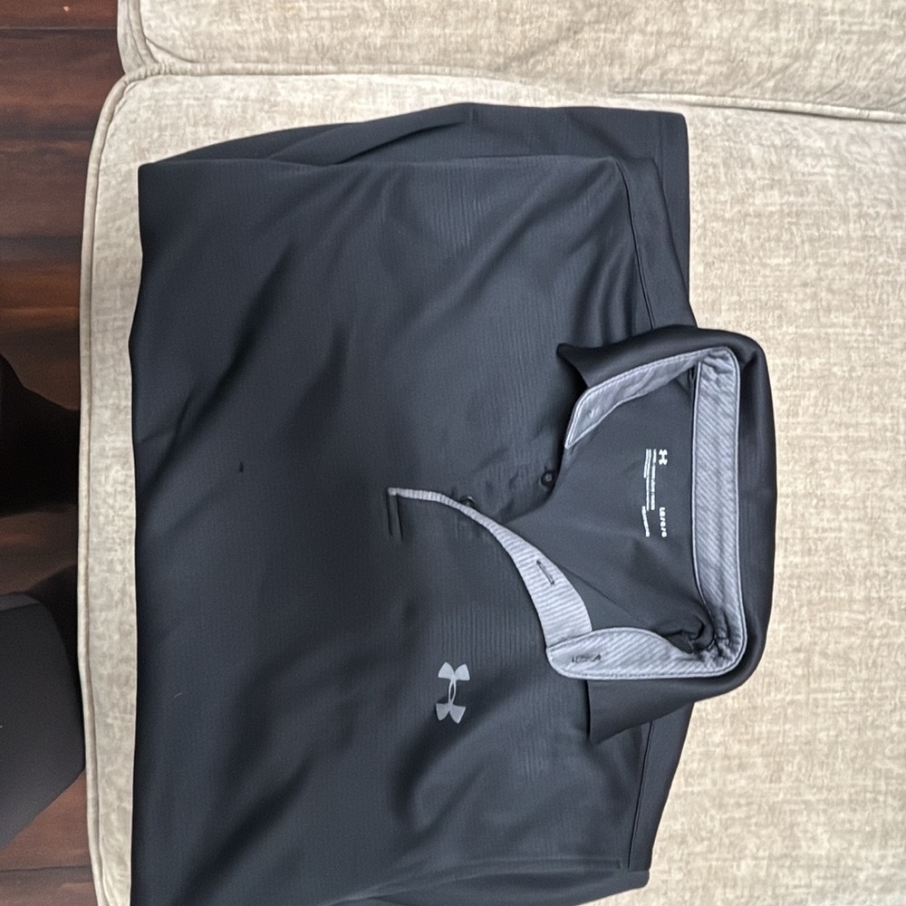 Under Armour Black Polo Shirt